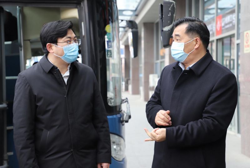 市委常委、武進(jìn)區(qū)委書記喬俊杰督查武進(jìn)汽車站春運及疫情防控工作